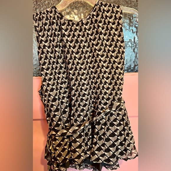 Banana Republic Factory Tops - Banana Republic Factory Pleated Tie Waist Sleeveless Top